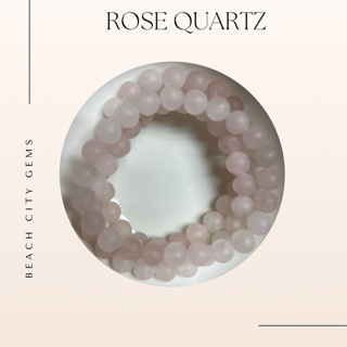 Matte Rose Quartz 8mm - Bodega Wellness & Plants