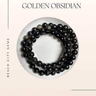 Golden Obsidian 8mm - Bodega Wellness & Plants