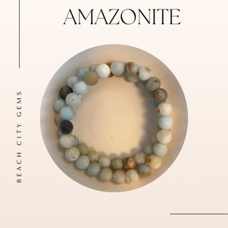 Amazonite 6mm - Bodega Wellness & Plants